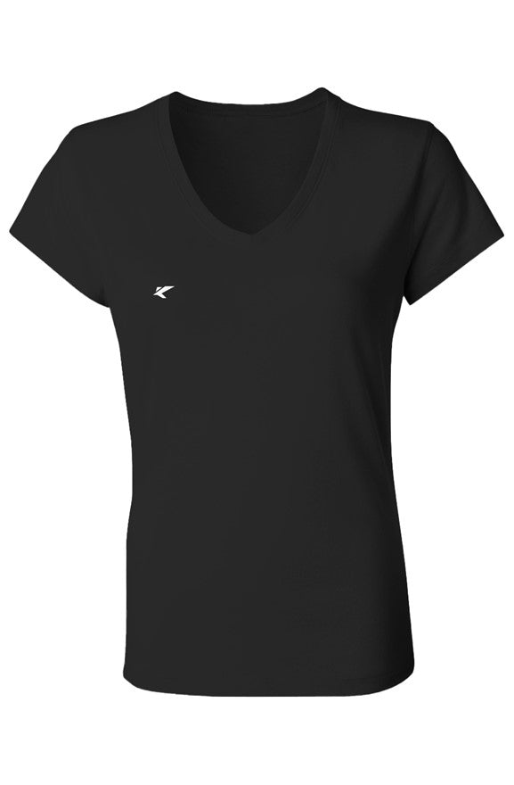Ladies Jersey V-Neck T-Shirt