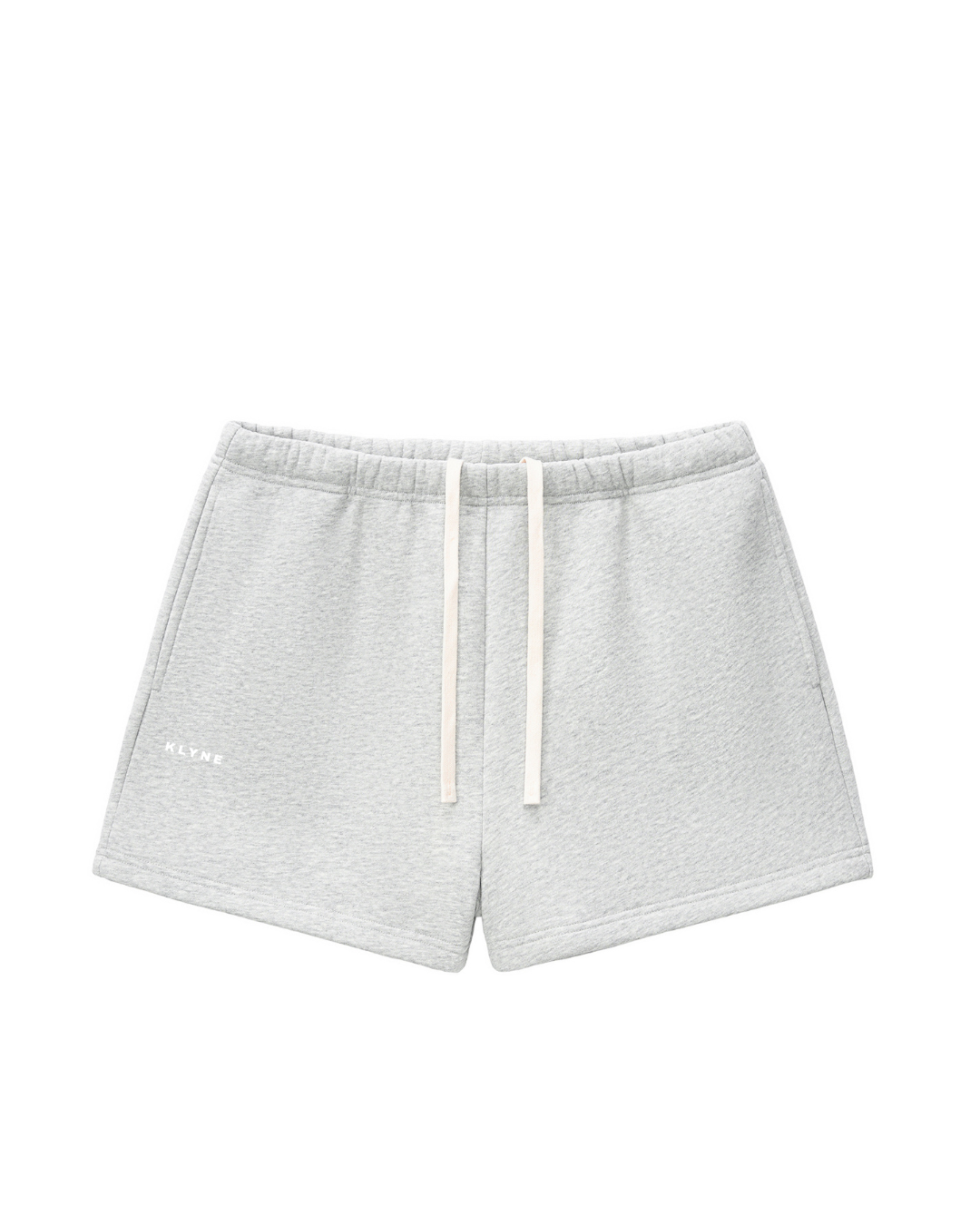 Grey Fleece Lined Shorts Women Drawstring Sweatshorts with Pockets | Comfortable Lounge Shorts