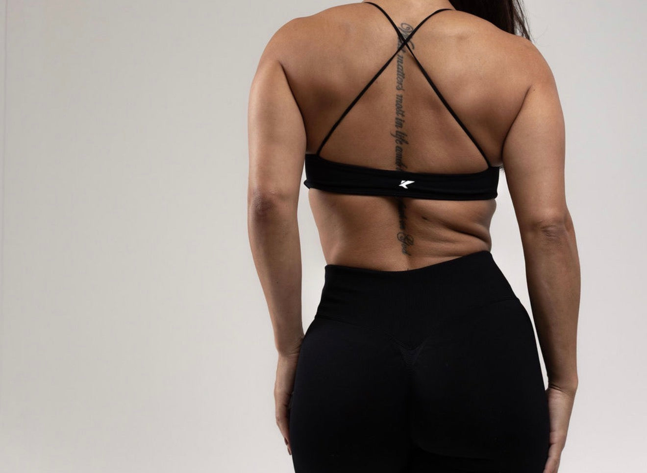 Ribbed Activewear Set | Scrunch Sports Bra + High-Waisted Bike Shorts | KLYNE