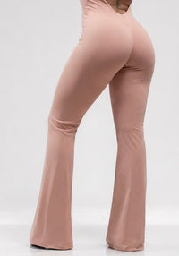 Flare Jumpsuit | Open-Back Bodysuit with Flared Leggings | KLYNE - KLYNE