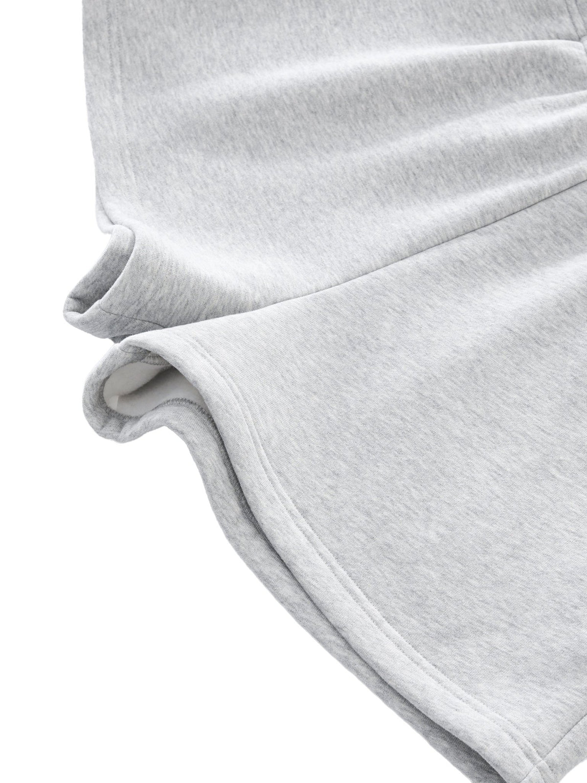 Grey Fleece Lined Shorts Women Drawstring Sweatshorts with Pockets | Comfortable Lounge Shorts - KLYNE