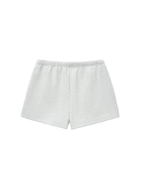 Grey Fleece Lined Shorts Women Drawstring Sweatshorts with Pockets | Comfortable Lounge Shorts - KLYNE