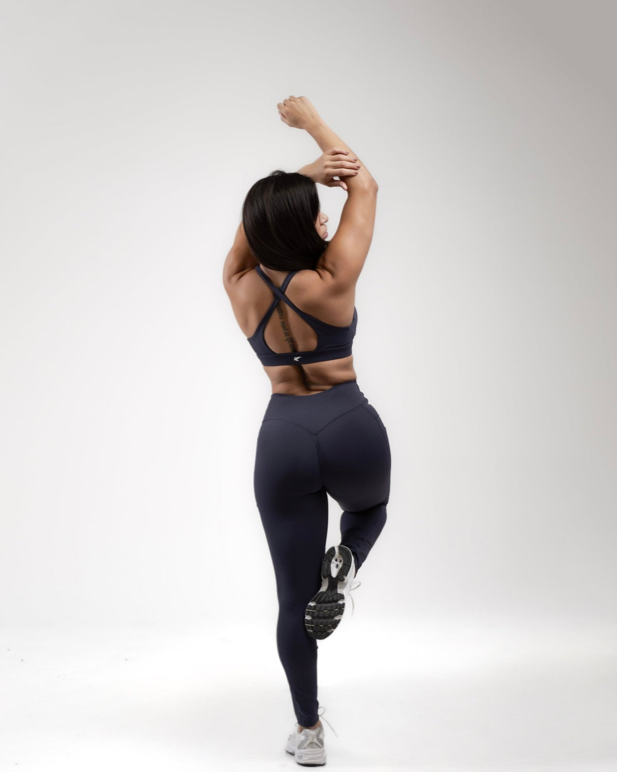 High-Waisted Leggings + Cross-Back Sports Bra Set | KLYNE - KLYNE