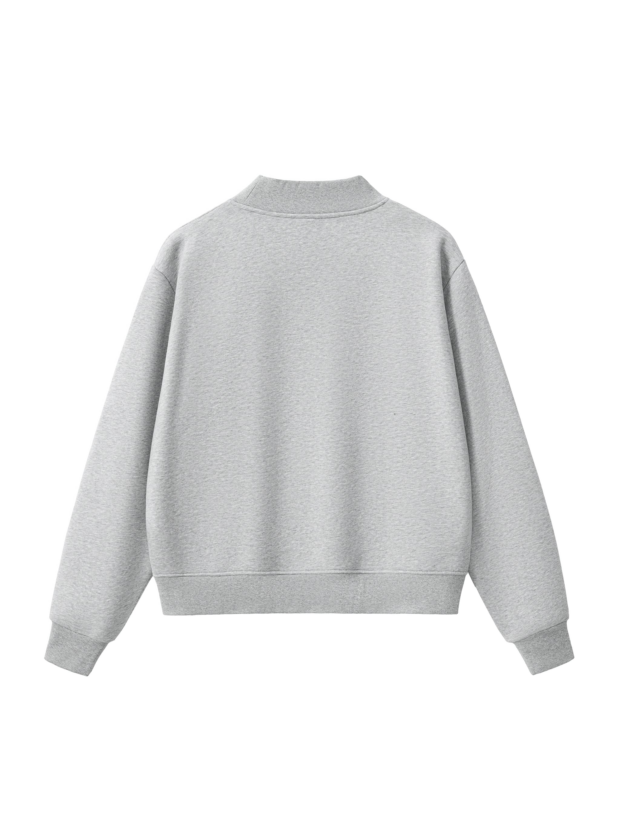 Women’s Oversized High Neck Sweatshirt with Fleece Lining
