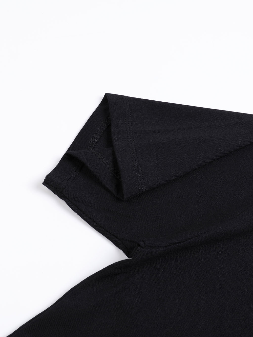 Women's Black T-Shirt 100% Cotton Oversized Fit Small Logo | Premium Basic Crew Neck Tee - KLYNE