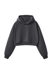 Women's Cropped Hoodie Oversized Fit Pullover Sweatshirt | Loose Athleisure Hoodie - KLYNE