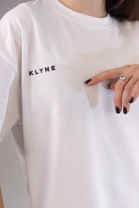 Women's Oversized T-Shirt 100% Cotton Crew Neck | Relaxed Fit Basic Tee Dropped Shoulder - KLYNE