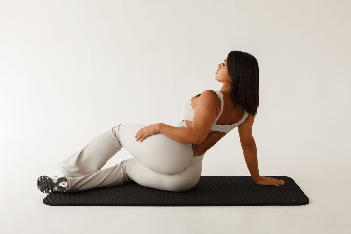 Women's Sand Beige Gym Jumpsuit - KLYNE Sculpt Bodysuit | Seamless Activewear Unitard - KLYNE